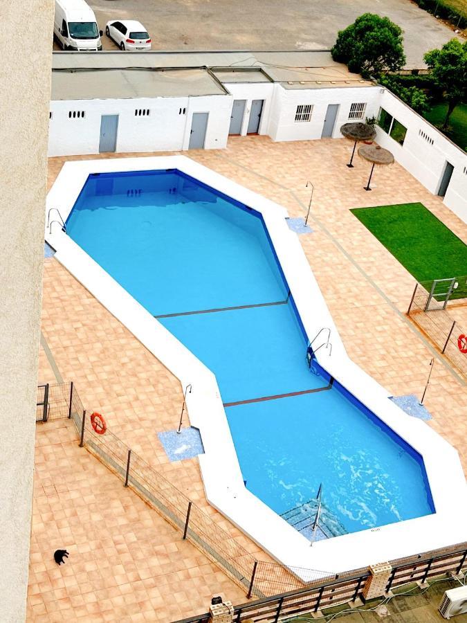 Apartamento Roquetas De Mar Urbanizacion, 2 Dormitorios, Gran Terraza Con Vista Al Mar, Wi-Fi, Parking Y Piscina Екстериор снимка